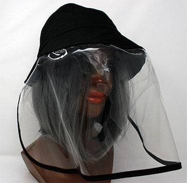 ECO MED_Full face Protective Isolation Bucket Hat/Shield 19cm long_Cosmetic World